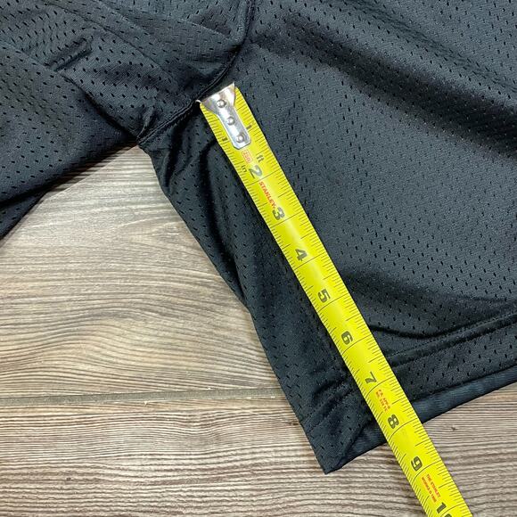 NIKE Womens Black Nylon Mesh Shorts Active Sport Drawstring  SZ XL C102043 - Picture 6 of 7